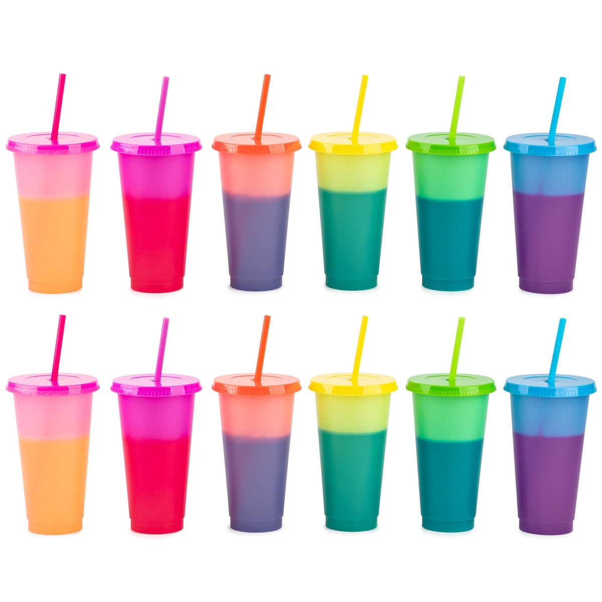 24-Piece Original Color- Changing Cup Set