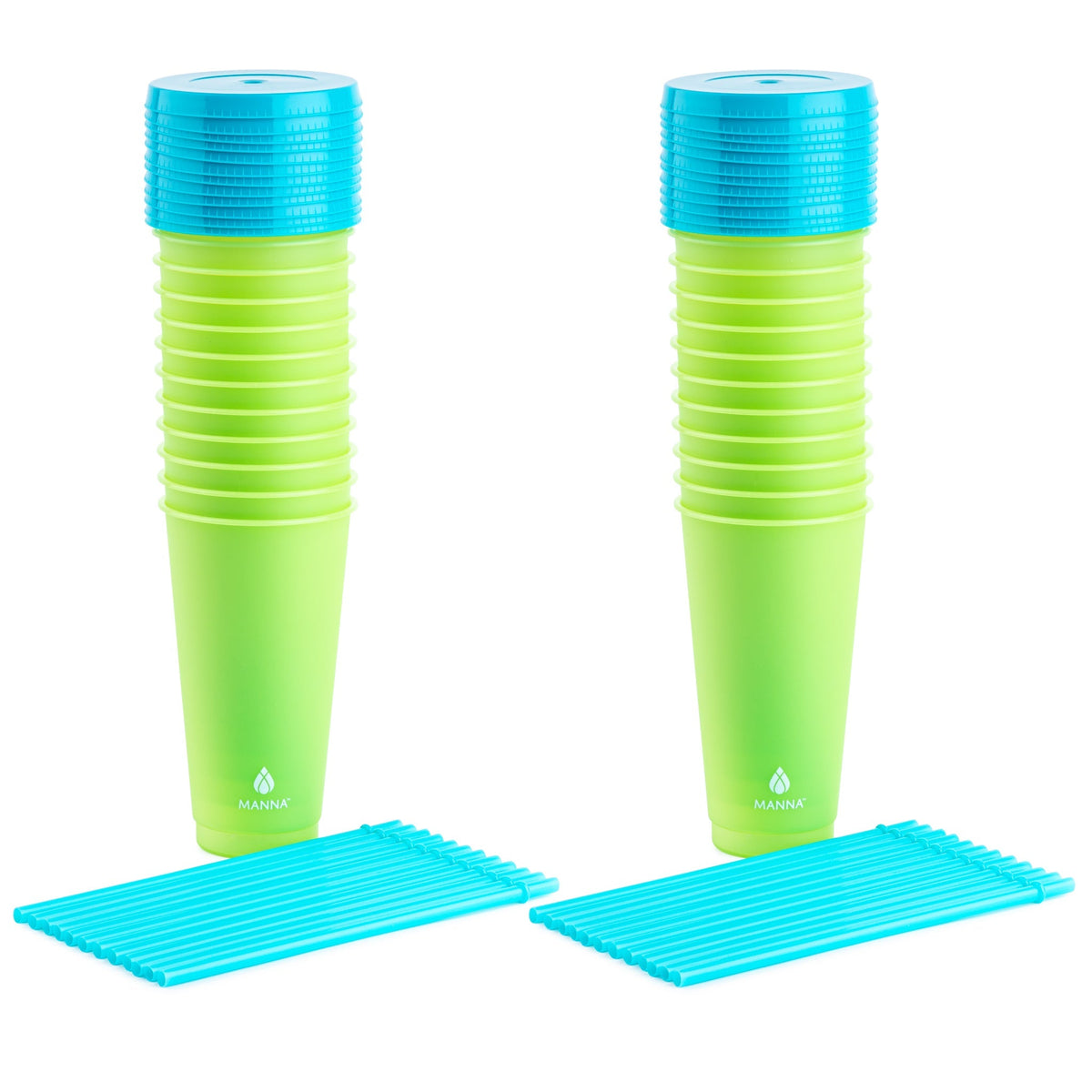 24-Piece Lime Color-Changing Cup Set